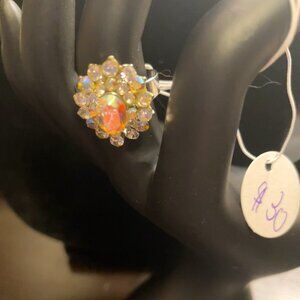 new bling adjustable ring